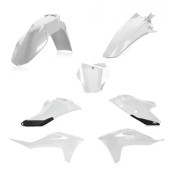 KIT PLASTIQUE CYCRA 5 ELEMENTS GAS GAS MC 21 BLANC KIT PLASTIQUE CYCRA 5 ELEMENTS GAS GAS MC 21 BLANC