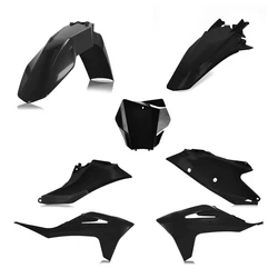 KIT PLASTIQUE CYCRA 5 ELEMENTS GAS GAS MC 21 NOIR KIT PLASTIQUE CYCRA 5 ELEMENTS GAS GAS MC 21 NOIR