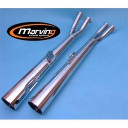 Silencieux Marvi CB 500 FOUR Chromés Silencieux Marvi CB 500 FOUR Chromés