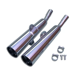 Silencieux Marvi CM 125 C Chromés Silencieux Marvi CM 125 C Chromés