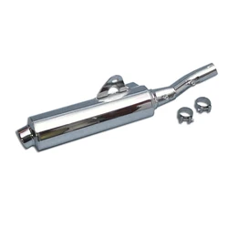 Silencieux Rond NTV 650 REVERE 1995/1996 Ø110 Chromé Silencieux Rond NTV 650 REVERE 1995/1996 Ø110 Chromé