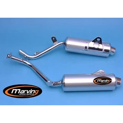 Silencieux Amacal NX 650 DOMINATOR Ø100 Chromés Revêtement Alu Silencieux Amacal NX 650 DOMINATOR Ø100 Chromés Revêtement Alu