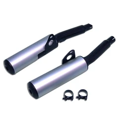 Silencieux Rond GPZ 1000 RX Rond Ø100 Noirs Revêtement Alu Silencieux Rond GPZ 1000 RX Rond Ø100 Noirs Revêtement Alu