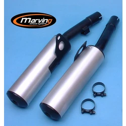 Silencieux Rond Z 500 GP S Rond Ø100 Noirs Revêtement Alu Silencieux Rond Z 500 GP S Rond Ø100 Noirs Revêtement Alu