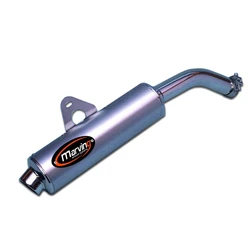 Silencieux Amacal KLE 500 1991 Ø100 Chromé Revêtement Alu Silencieux Amacal KLE 500 1991 Ø100 Chromé Revêtement Alu