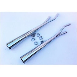 Silencieux Marvi GS 500/550 Chromés Silencieux Marvi GS 500/550 Chromés