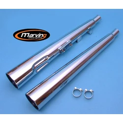 Silencieux Marvi GSX 250 Chromés Silencieux Marvi GSX 250 Chromés