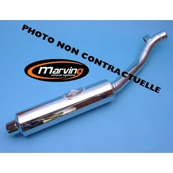 Silencieux Rond 600 BANDIT 1995/1999 Ø114 Chromé Silencieux Rond 600 BANDIT 1995/1999 Ø114 Chromé