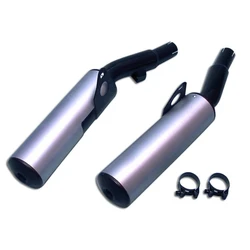 Silencieux Rond FJ 1100/1200 Rond Ø100 Noirs Revêtement Alu Silencieux Rond FJ 1100/1200 Rond Ø100 Noirs Revêtement Alu