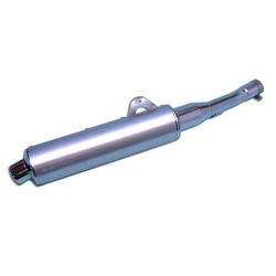 Silencieux Rond GTS 1000 Ø104 Chromé Revêtement Alu Silencieux Rond GTS 1000 Ø104 Chromé Revêtement Alu