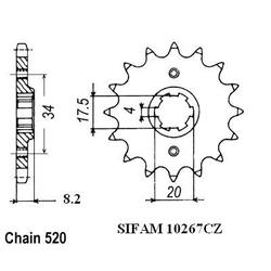 Pignon 250 Xlr Md11 Pignon 250 Xlr Md11