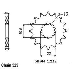 Pignon Gsf 400 Bandit 90-96 Pignon Gsf 400 Bandit 90-96