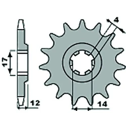Pignon RS4 125 Pignon RS4 125