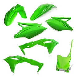 Kit plastique 5 elements KAWASAKI KXF250 18 - Vert Kit plastique 5 elements KAWASAKI KXF250 18 - Vert