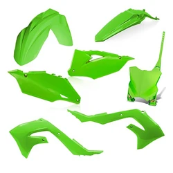 Kit plastique 5 elements KAWASAKI KXF450 19-21 - Vert Standard Kit plastique 5 elements KAWASAKI KXF450 19-21 - Vert Standard
