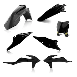 Kit plastique 5 elements KTM SX/SXF 19 - Noir Kit plastique 5 elements KTM SX/SXF 19 - Noir
