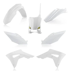 Kit plastique 5 elements HONDA CRF450RX 17 - Blanc Kit plastique 5 elements HONDA CRF450RX 17 - Blanc