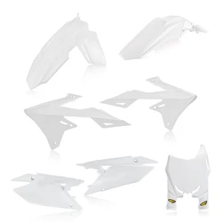 Kit plastique 5 elements SUZUKI RMZ 450 18 - Blanc Kit plastique 5 elements SUZUKI RMZ 450 18 - Blanc