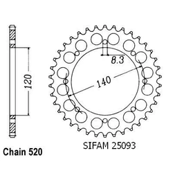 Couronne Bj 250 Estrella 95-97 Couronne Bj 250 Estrella 95-97