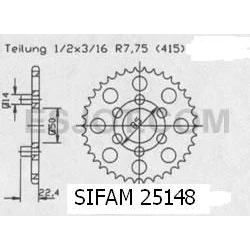 Couronne Aprilia 50 Classic 92 Couronne Aprilia 50 Classic 92