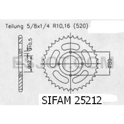 Couronne Sachs 125 Roadstar V2 Couronne Sachs 125 Roadstar V2