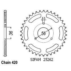 Couronne Suzuki Jr 50 85-06 Couronne Suzuki Jr 50 85-06