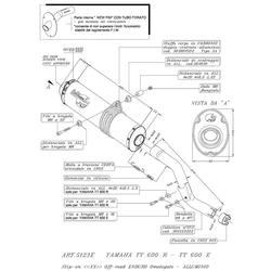 X3 ENDURO YAMAHA TT 600 R/TTE 600 ALU SLIP-ON X3 ENDURO YAMAHA TT 600 R/TTE 600 ALU SLIP-ON