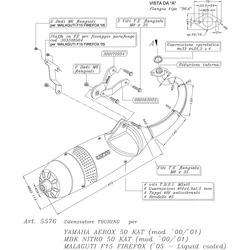 TOURING MBK NITRO KAT FULL SYSTEM TOURING MBK NITRO KAT FULL SYSTEM