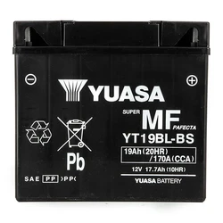 Batterie YT19BL-BS. Batterie YT19BL-BS.