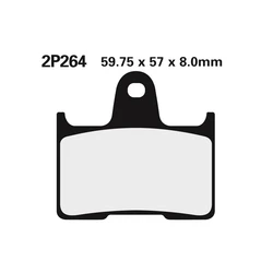 Plaquette de frein Nissin 2P264ST METAL FRITTE Plaquette de frein Nissin 2P264ST METAL FRITTE