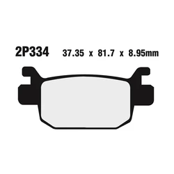 Plaquette de frein Nissin 2P334ST METAL FRITTE Plaquette de frein Nissin 2P334ST METAL FRITTE