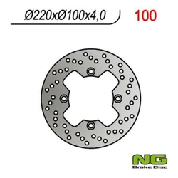 Disque de frein NG 100 rond fixe Disque de frein NG 100 rond fixe