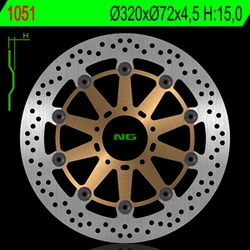 Disque de frein flottant Disque de frein flottant