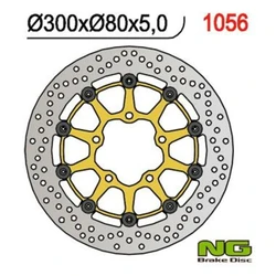 Disque de frein avant NG Ø300 rond flottant type 1056 Kawasaki Disque de frein avant NG Ø300 rond flottant type 1056 Kawasaki