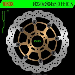 Disque de frein NG 1060X pétale flottant Disque de frein NG 1060X pétale flottant