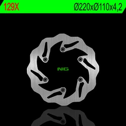 Disque de frein petale arriere fixe pour EXC125, 200, 300, 400 Disque de frein petale arriere fixe pour EXC125, 200, 300, 400