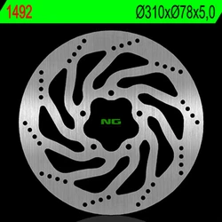 Disque avant NG 1492 fixe rond 865 SPEEDMASTER 10-17 / 900 STREET SCRAMBLER 17 900 STREET TWIN ABS 17 / 1200 BONNEVILLE BOPPER, T120, T120 BLACK 16-17 Disque avant NG 1492 fixe rond 865 SPEEDMASTER 10-17 / 900 STREET SCRAMBLER 17 900 STREET TWIN ABS 17 / 1200 BONNEVILLE BOPPER, T120, T120 BLACK 16-17