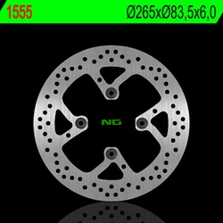 Disque arrière NG 1555 fixe rond 1200 DIAVEL ABS, CARBON ABS, AMG, STRADA 11-17 1200 MULTISTRADA ENDURO 16-17 / 1200 MULTISTRADA S, S DAIR, S PIKES PEAK ABS, S TOURING ABS 15-17 Disque arrière NG 1555 fixe rond 1200 DIAVEL ABS, CARBON ABS, AMG, STRADA 11-17 1200 MULTISTRADA ENDURO 16-17 / 1200 MULTISTRADA S, S DAIR, S PIKES PEAK ABS, S TOURING ABS 15-17