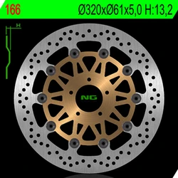 Disque de frein flottant avant droit Disque de frein flottant avant droit