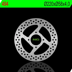 Disque de frein fixe arriere central Disque de frein fixe arriere central