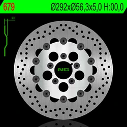 Disque avant rond flottant NG pour Harley-davidson Disque avant rond flottant NG pour Harley-davidson