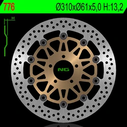 Disque de frein flottant Disque de frein flottant