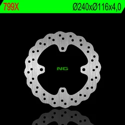 Disque de frein petale arriere fixe pour KX125, 250, 250F, 450F Disque de frein petale arriere fixe pour KX125, 250, 250F, 450F