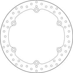 Disque de frein avant Brembo Serie Oro rond fixe type 68B407K3 Disque de frein avant Brembo Serie Oro rond fixe type 68B407K3