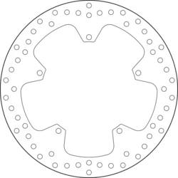 Disque de frein avant Brembo Serie Oro rond fixe type 68B407M9 Disque de frein avant Brembo Serie Oro rond fixe type 68B407M9