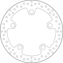 Disque de frein avant Brembo Serie Oro rond fixe type 68B407N0 Disque de frein avant Brembo Serie Oro rond fixe type 68B407N0