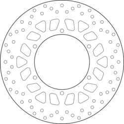 Disque de frein avant Brembo Serie Oro rond fixe type 68B407L1 Disque de frein avant Brembo Serie Oro rond fixe type 68B407L1
