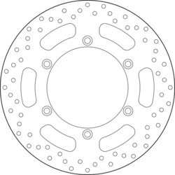 Disque de frein avant Brembo Serie Oro rond fixe type 68B407K2 Disque de frein avant Brembo Serie Oro rond fixe type 68B407K2