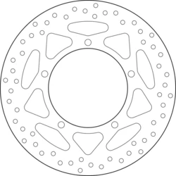 Disque de frein avant Brembo Serie Oro rond fixe type 68B407L2 Disque de frein avant Brembo Serie Oro rond fixe type 68B407L2