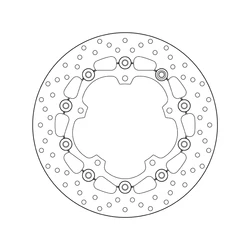 Disque de frein avant BREMBO rond semi-flottant type 78.B408.49 Yamaha YZF R3 Disque de frein avant BREMBO rond semi-flottant type 78.B408.49 Yamaha YZF R3